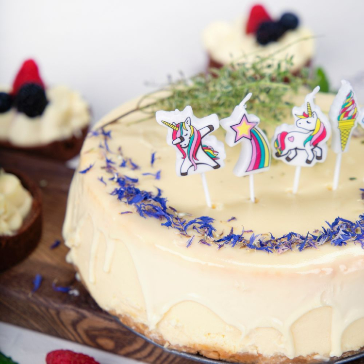 Świeczki urodzinowe UNICORN 5 sztuk RAVI